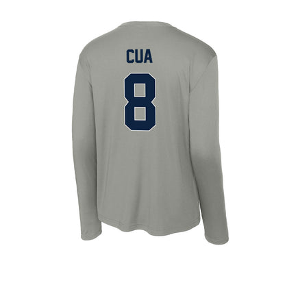 Xavier - NCAA Women's Lacrosse : Gianna Cua - Activewear Long Sleeve T-Shirt-1