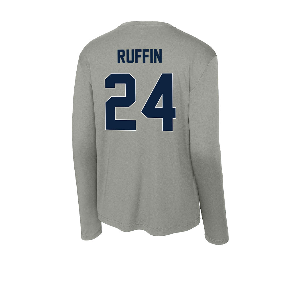Xavier - NCAA Men's Soccer : Ellison Ruffin - Activewear Long Sleeve T-Shirt-1