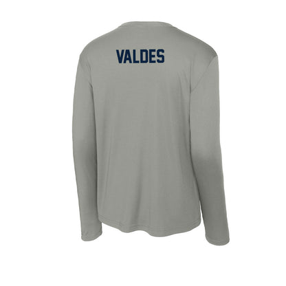 Xavier - NCAA Men's Swimming & Diving : Diego Valdes - Activewear Long Sleeve T-Shirt-1