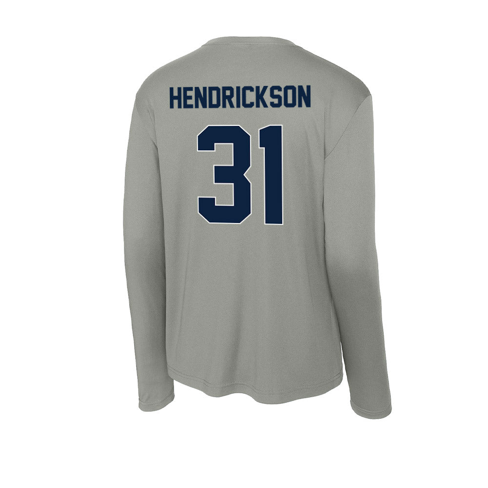 Xavier - NCAA Baseball : Carter Hendrickson - Activewear Long Sleeve T-Shirt-1