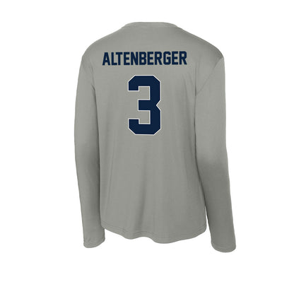 Xavier - NCAA Baseball : Ryan Altenberger - Activewear Long Sleeve T-Shirt-1