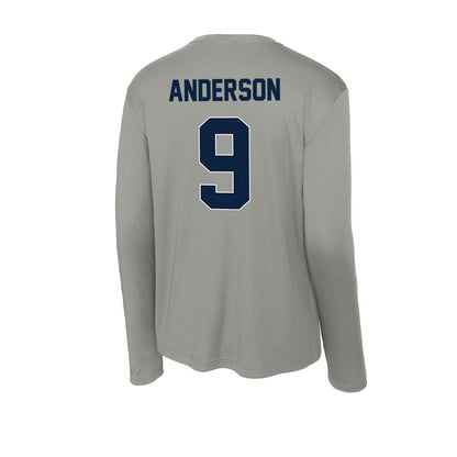 Xavier - NCAA Baseball : Aedan Anderson - Activewear Long Sleeve T-Shirt-1