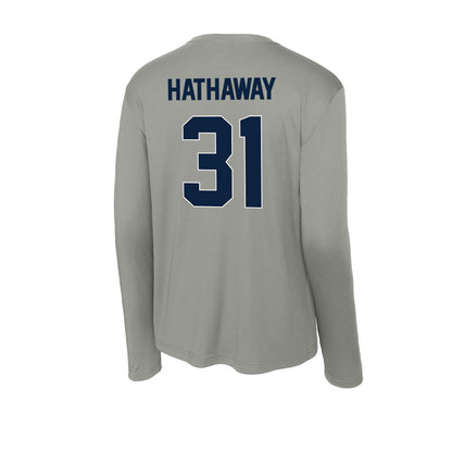 Xavier - NCAA Women's Lacrosse : Genevieve Hathaway - Activewear Long Sleeve T-Shirt-1
