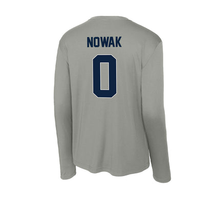 Xavier - NCAA Men's Soccer : Austin Nowak - Activewear Long Sleeve T-Shirt-1