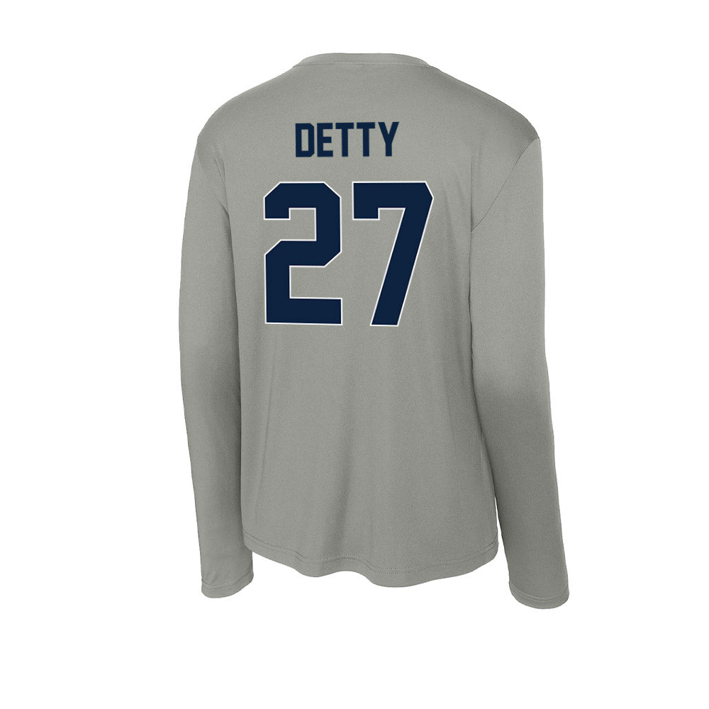 Xavier - NCAA Men's Soccer : Ely Detty - Activewear Long Sleeve T-Shirt-1