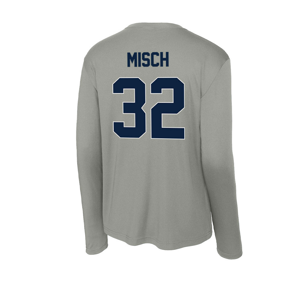 Xavier - NCAA Baseball : Connor Misch - Activewear Long Sleeve T-Shirt-1