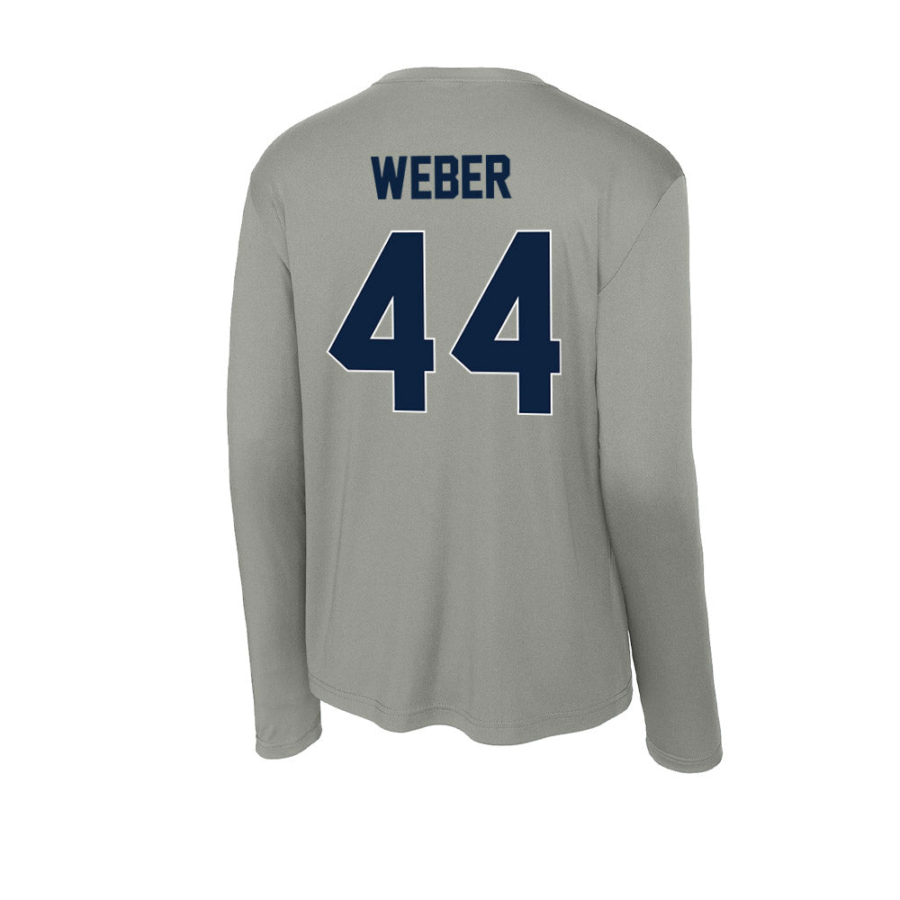 Xavier - NCAA Baseball : Ben Weber - Activewear Long Sleeve T-Shirt-1