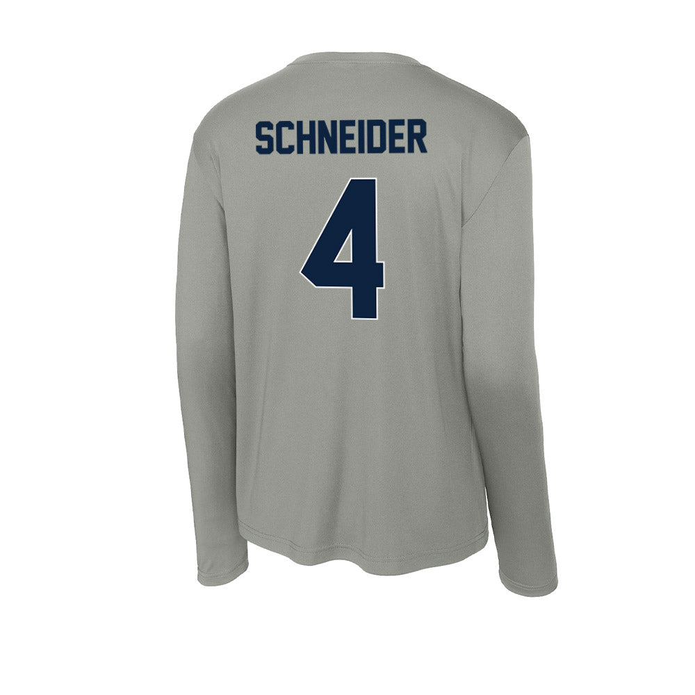 Xavier - NCAA Women's Lacrosse : Paige Schneider - Activewear Long Sleeve T-Shirt-1