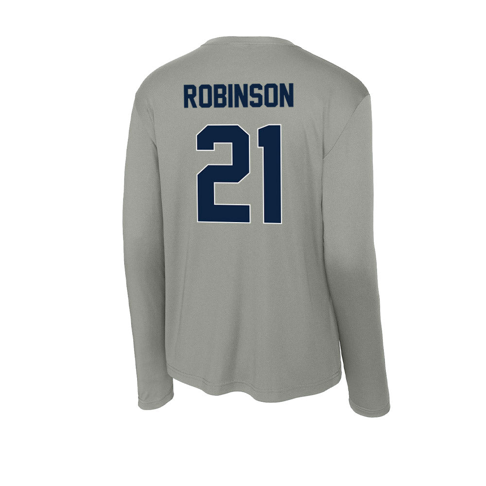 Xavier - NCAA Men's Basketball : Anthony Robinson - Activewear Long Sleeve T-Shirt-1