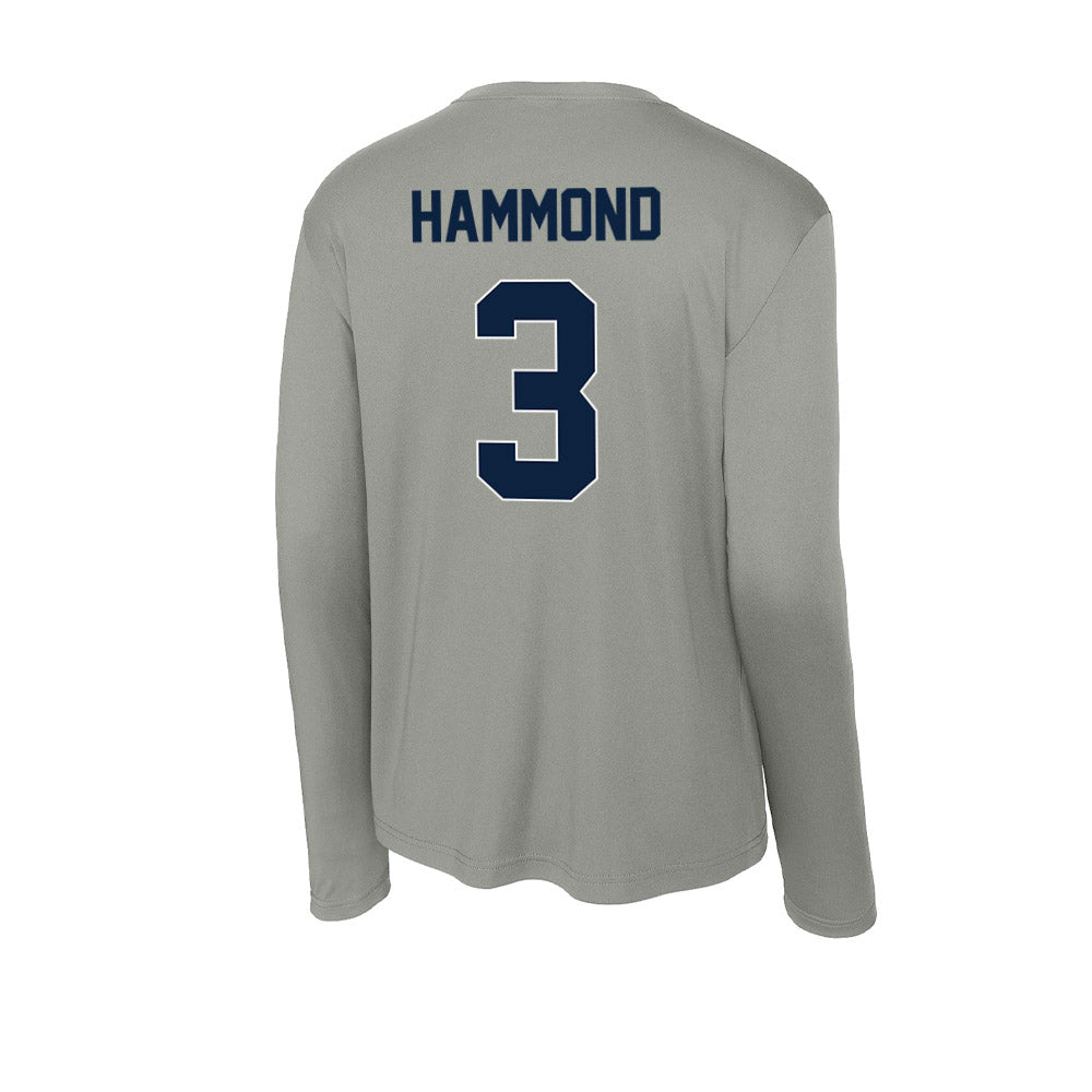 Xavier - NCAA Baseball : Luke Hammond - Activewear Long Sleeve T-Shirt-1