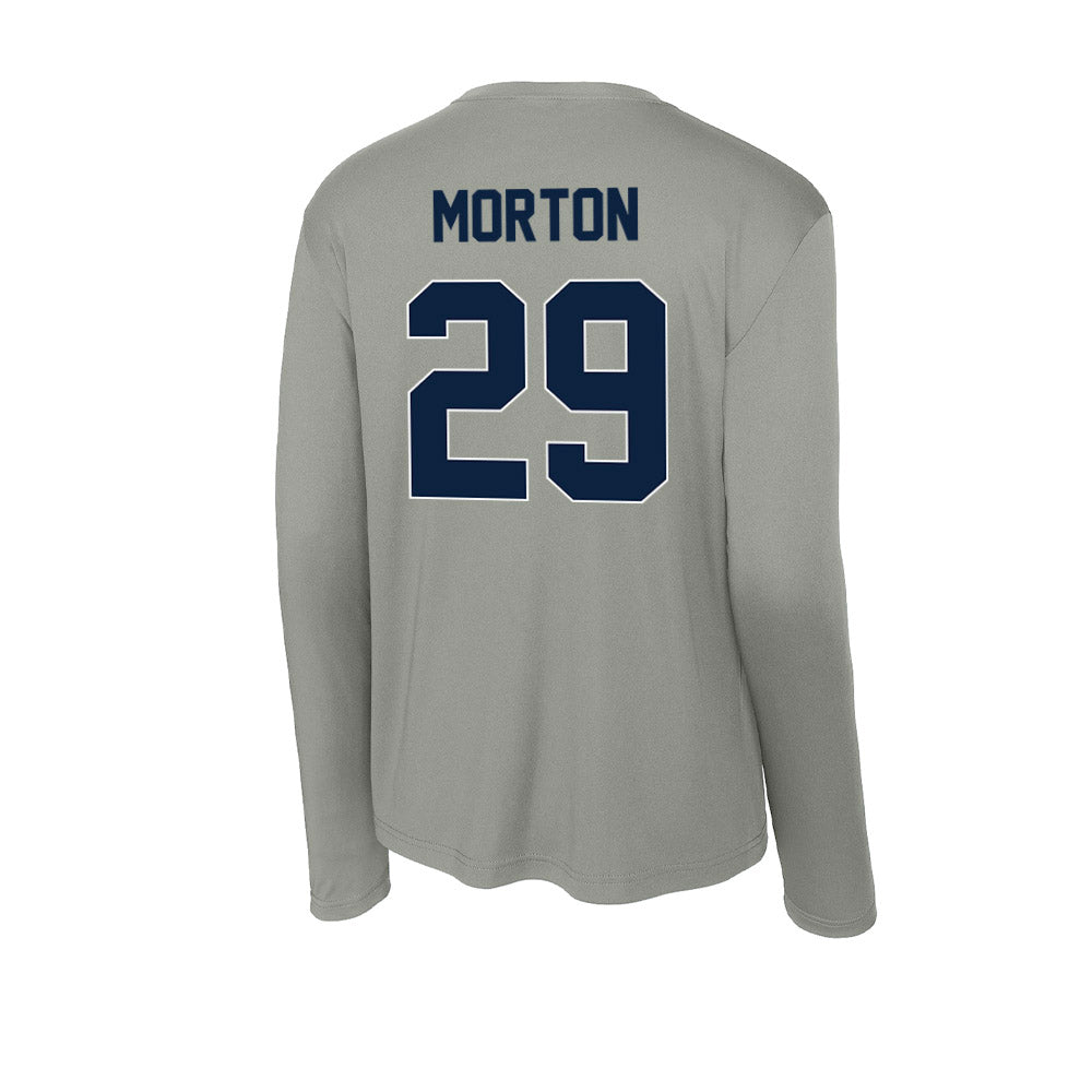 Xavier - NCAA Baseball : Mitchell Morton - Activewear Long Sleeve T-Shirt-1