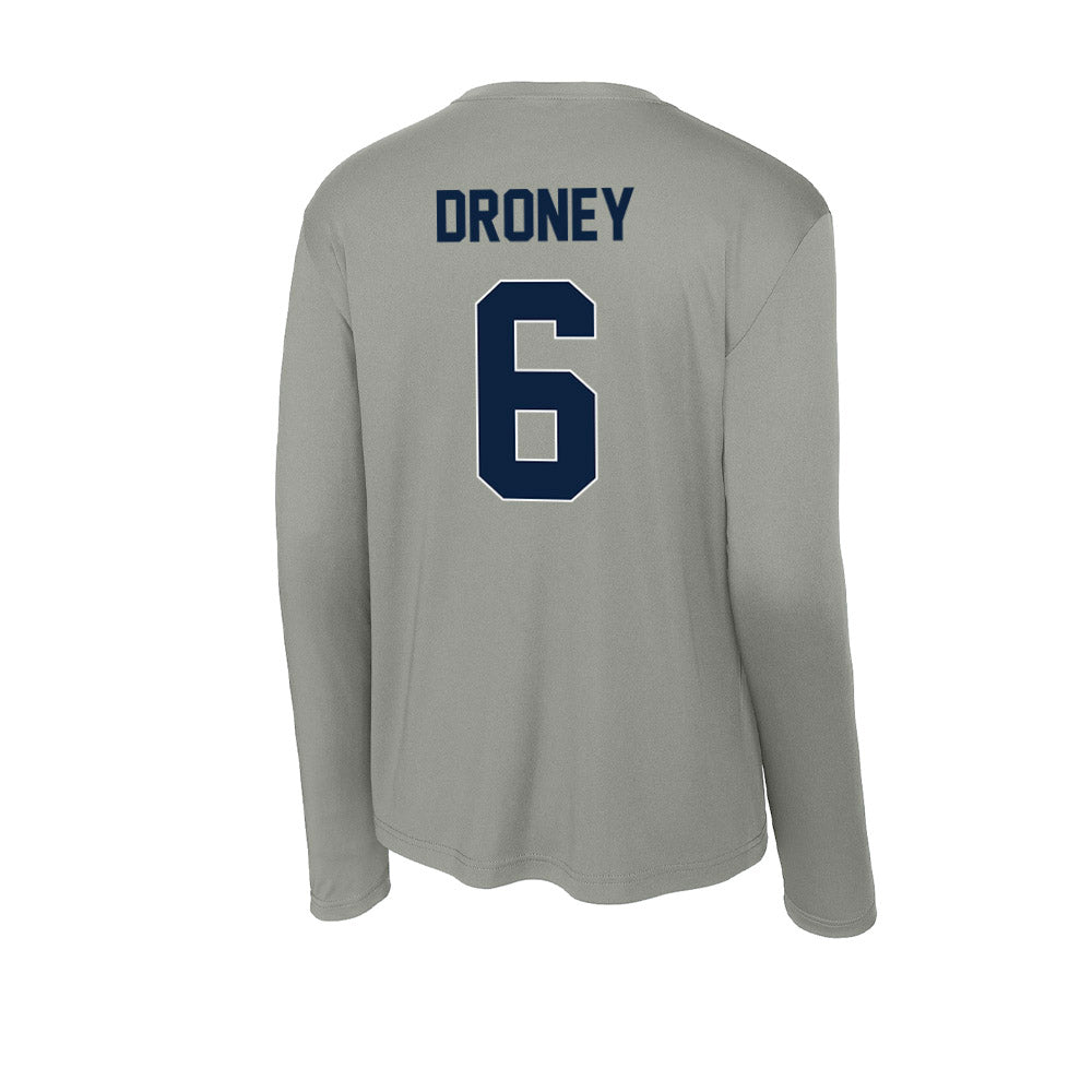 Xavier - NCAA Women's Lacrosse : Megan Droney - Activewear Long Sleeve T-Shirt-1