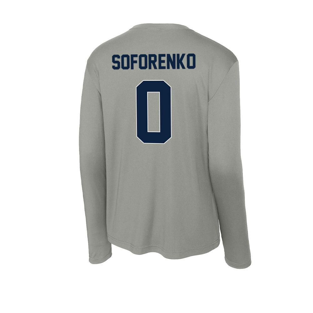 Xavier - NCAA Women's Lacrosse : Bailey Soforenko - Activewear Long Sleeve T-Shirt-1