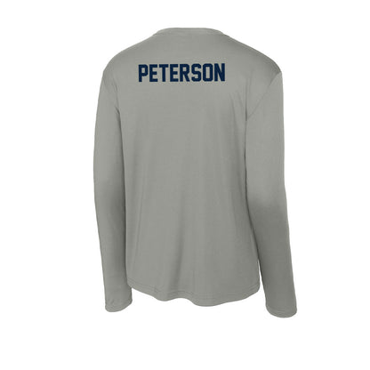 Xavier - NCAA Men's Swimming & Diving : Luke Peterson - Activewear Long Sleeve T-Shirt-1