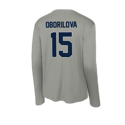 Xavier - NCAA Women's Basketball : Petra Oborilova - Activewear Long Sleeve T-Shirt-1