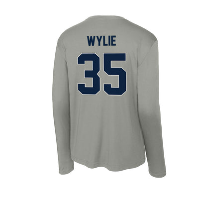 Xavier - NCAA Baseball : Jon Wylie - Activewear Long Sleeve T-Shirt-1