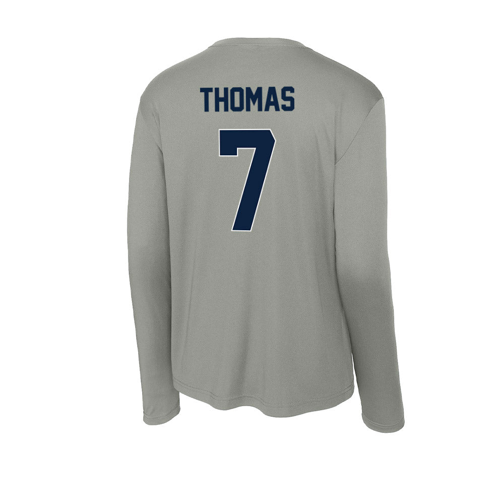 Xavier - NCAA Baseball : Tanner Thomas - Activewear Long Sleeve T-Shirt-1