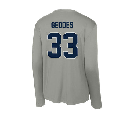 Xavier - NCAA Baseball : Trevor Geddes - Activewear Long Sleeve T-Shirt-1