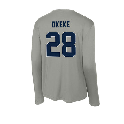 Xavier - NCAA Men's Soccer : Ekene Okeke - Activewear Long Sleeve T-Shirt-1