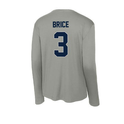 Xavier - NCAA Men's Soccer : Nolan Brice - Activewear Long Sleeve T-Shirt-1