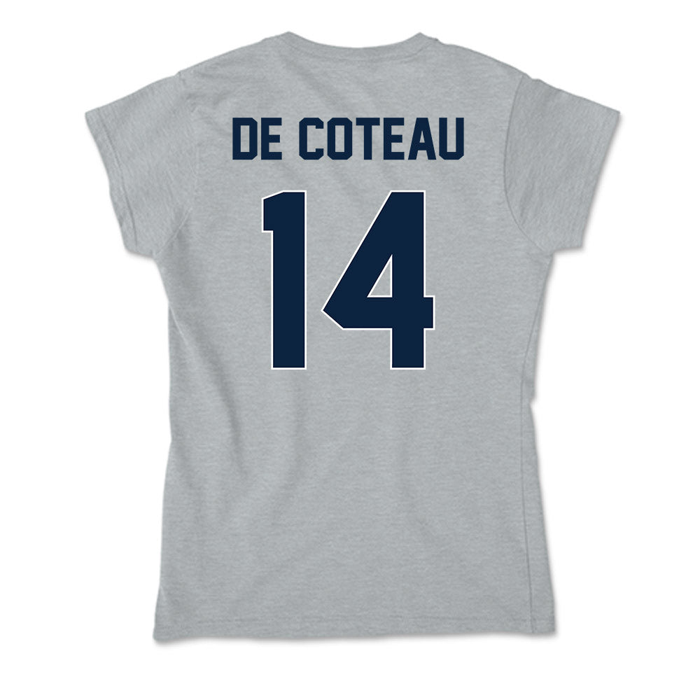Xavier - NCAA Men's Soccer : Jabari De coteau - Soft Style Women’s T-Shirt-1