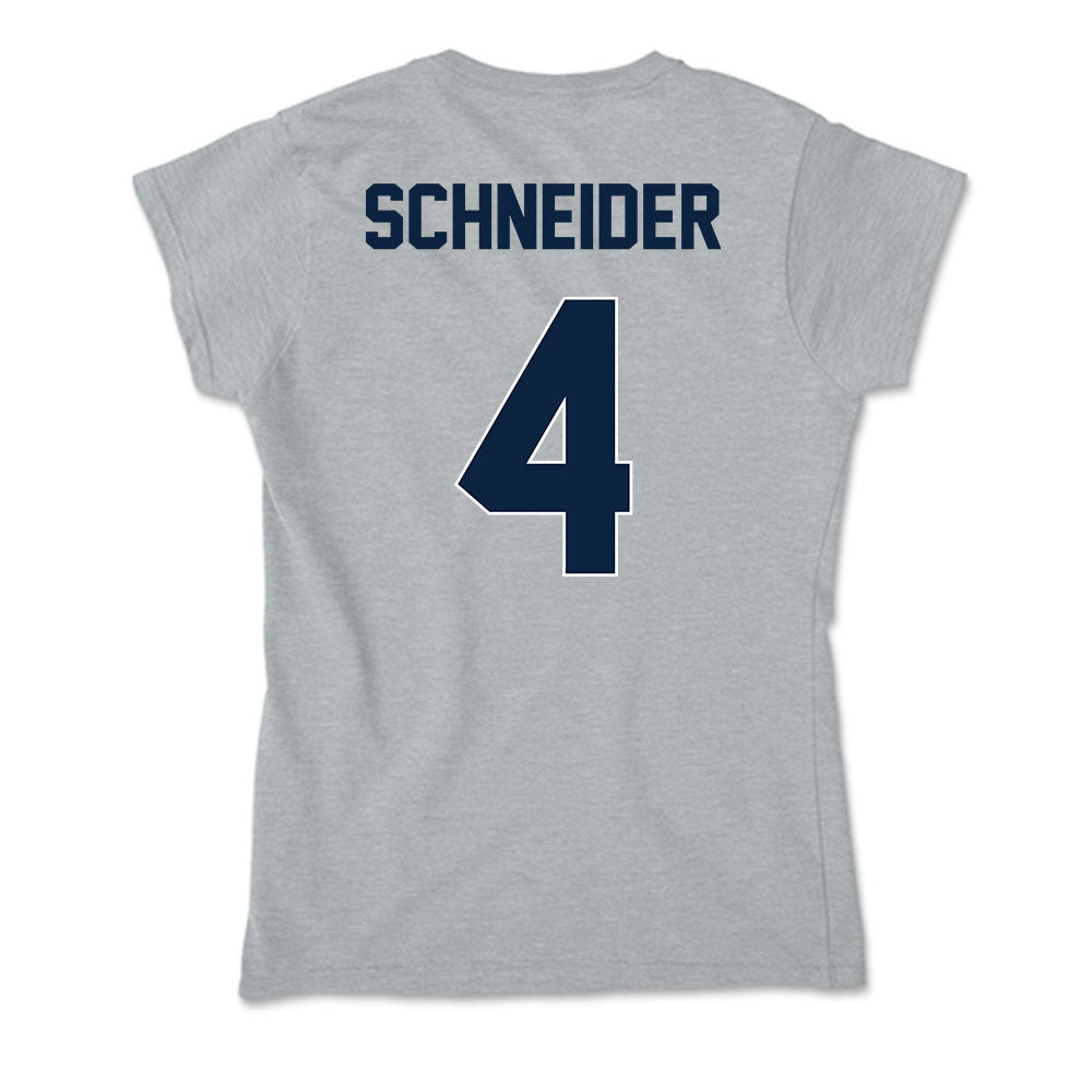 Xavier - NCAA Women's Lacrosse : Paige Schneider - Soft Style Women’s T-Shirt-1