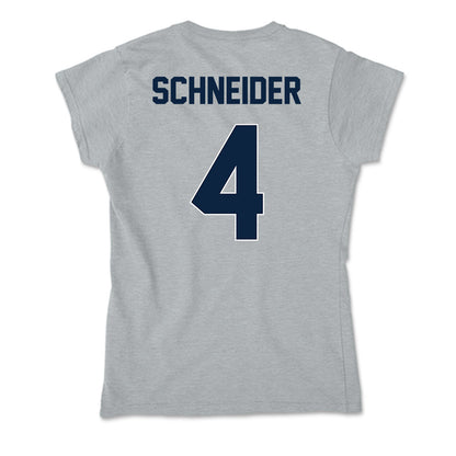 Xavier - NCAA Women's Lacrosse : Paige Schneider - Soft Style Women’s T-Shirt-1