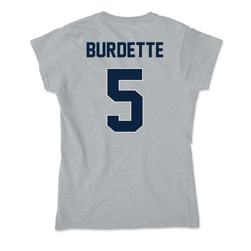 Xavier - NCAA Baseball : Clay Burdette - Soft Style Women’s T-Shirt-1