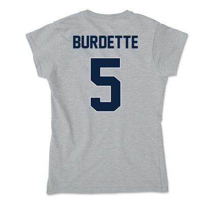 Xavier - NCAA Baseball : Clay Burdette - Soft Style Women’s T-Shirt-1