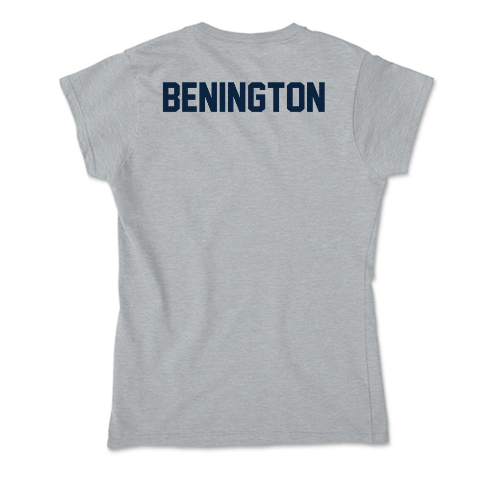 Xavier - NCAA Men's Swimming & Diving : Patrick Benington - Soft Style Women’s T-Shirt-1
