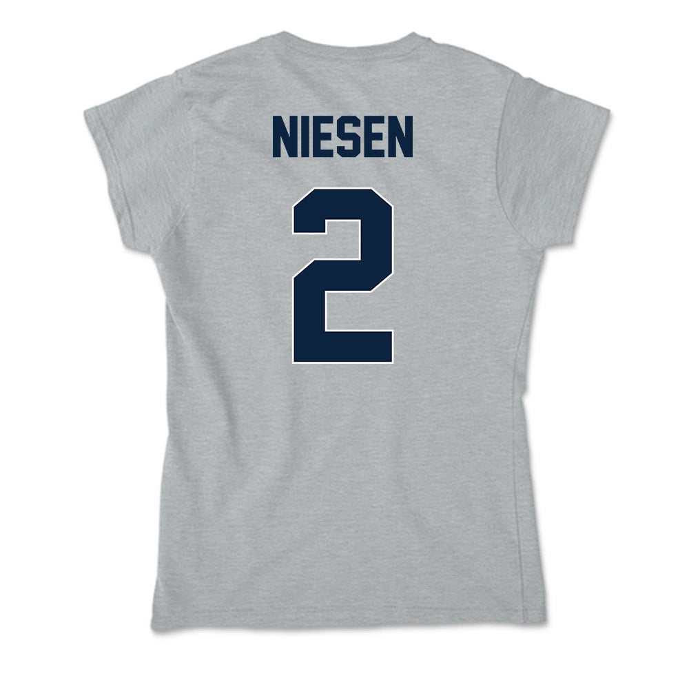 Xavier - NCAA Women's Volleyball : Kelsey Niesen - Soft Style Women’s T-Shirt-1