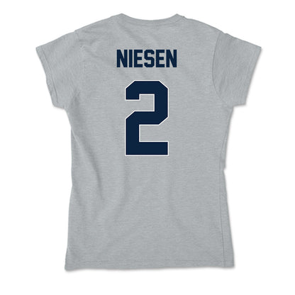 Xavier - NCAA Women's Volleyball : Kelsey Niesen - Soft Style Women’s T-Shirt-1