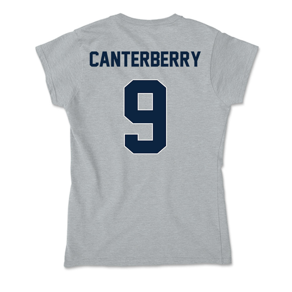 Xavier - NCAA Baseball : Donavan Canterberry - Soft Style Women’s T-Shirt-1