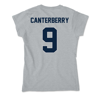 Xavier - NCAA Baseball : Donavan Canterberry - Soft Style Women’s T-Shirt-1