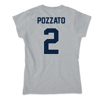 Xavier - NCAA Men's Basketball : Gabriel Pozzato - Soft Style Women’s T-Shirt-1