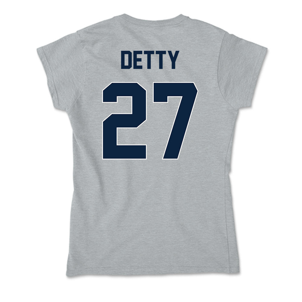 Xavier - NCAA Men's Soccer : Ely Detty - Soft Style Women’s T-Shirt-1