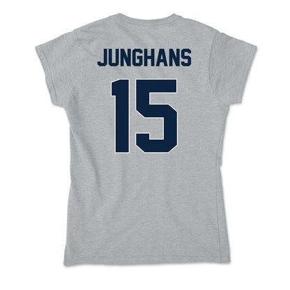 Xavier - NCAA Baseball : Alex Junghans - Soft Style Women’s T-Shirt-1