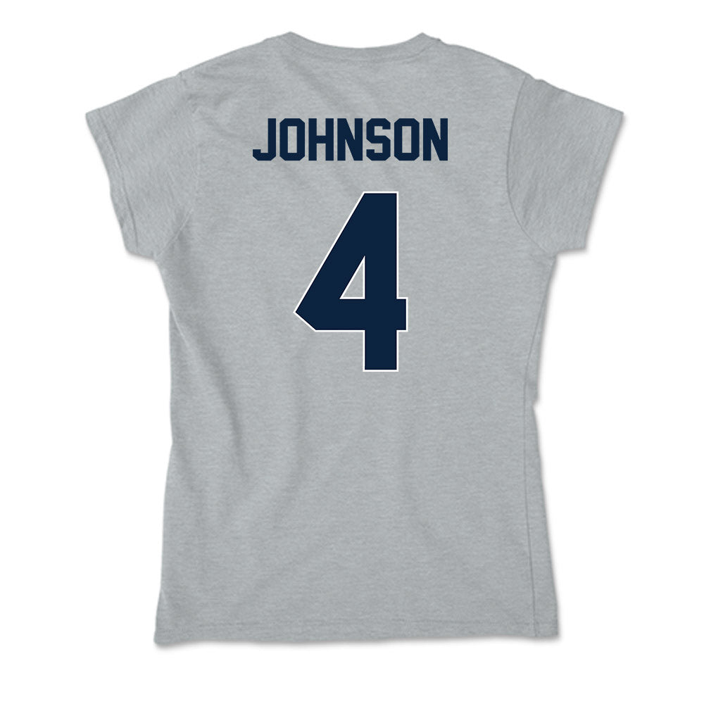 Xavier - NCAA Baseball : Peter Johnson - Soft Style Women’s T-Shirt-1