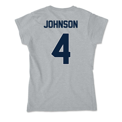 Xavier - NCAA Baseball : Peter Johnson - Soft Style Women’s T-Shirt-1