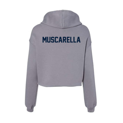 Xavier - NCAA Men's Track & Field : Nick Muscarella - Women's Crop Fleece Hoodie-1