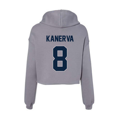 Xavier - NCAA Women's Basketball : Meri Kanerva - Women's Crop Fleece Hoodie-1