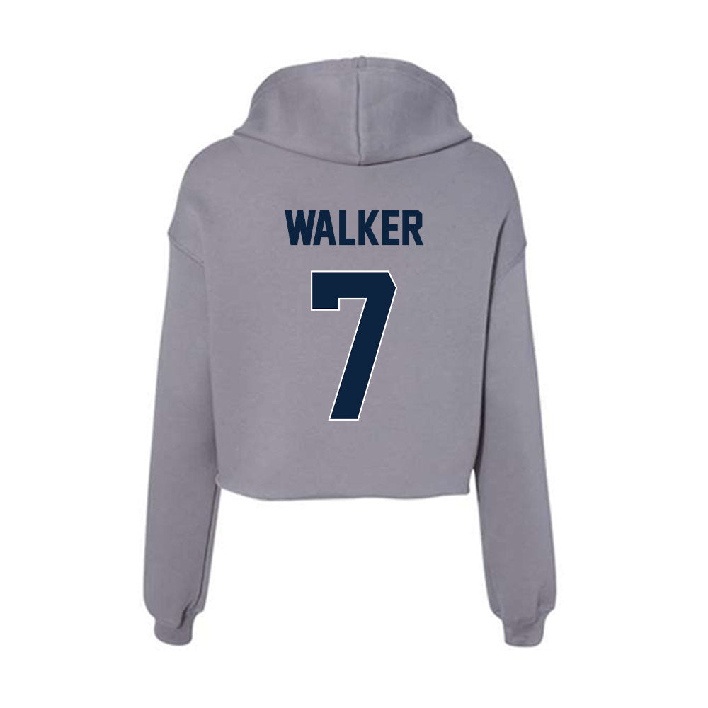 Xavier - NCAA Men's Basketball : Isaiah Walker - Women's Crop Fleece Hoodie-1