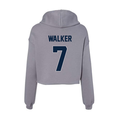 Xavier - NCAA Men's Basketball : Isaiah Walker - Women's Crop Fleece Hoodie-1