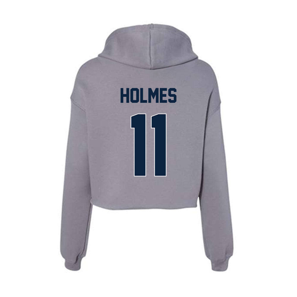 Xavier - NCAA Women's Basketball : Phoebe Holmes - Women's Crop Fleece Hoodie-1