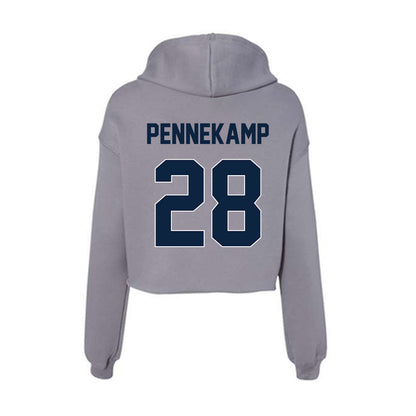 Xavier - NCAA Women's Soccer : Presley Pennekamp - Women's Crop Fleece Hoodie-1