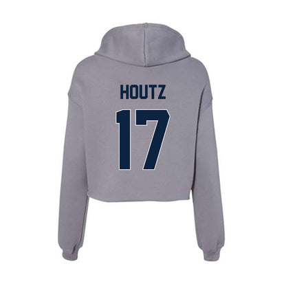 Xavier - NCAA Women's Soccer : Callie Houtz - Women's Crop Fleece Hoodie-1
