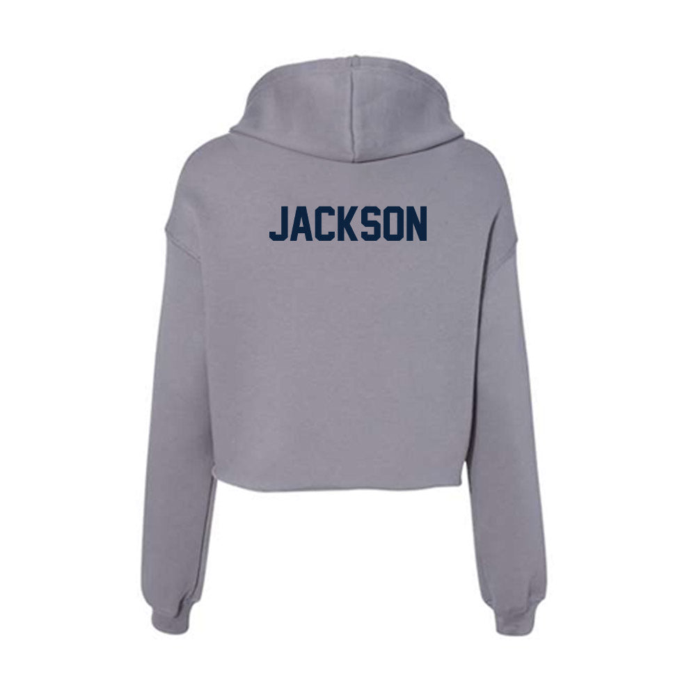 Xavier - NCAA Women's Track & Field : Rielyn Jackson - Women's Crop Fleece Hoodie-1