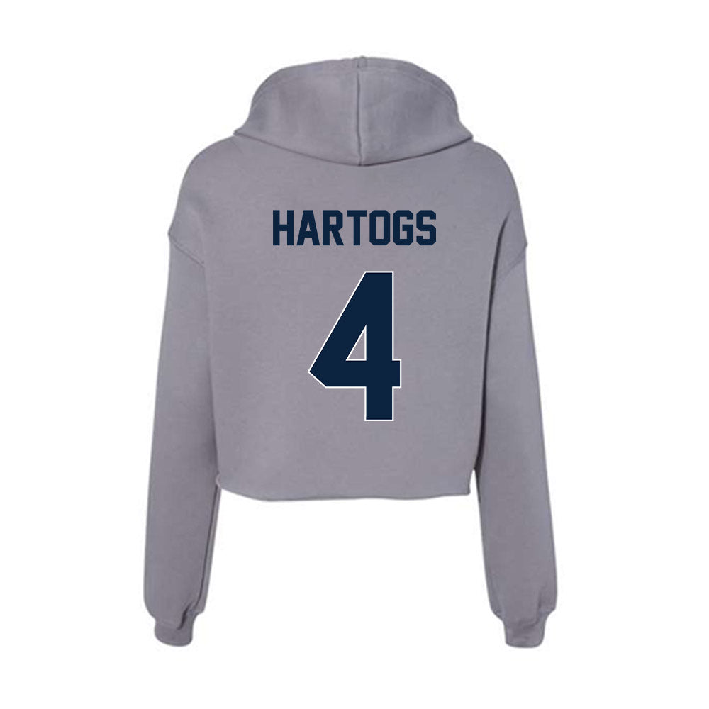 Xavier - NCAA Women's Soccer : Kyra Hartogs - Women's Crop Fleece Hoodie-1