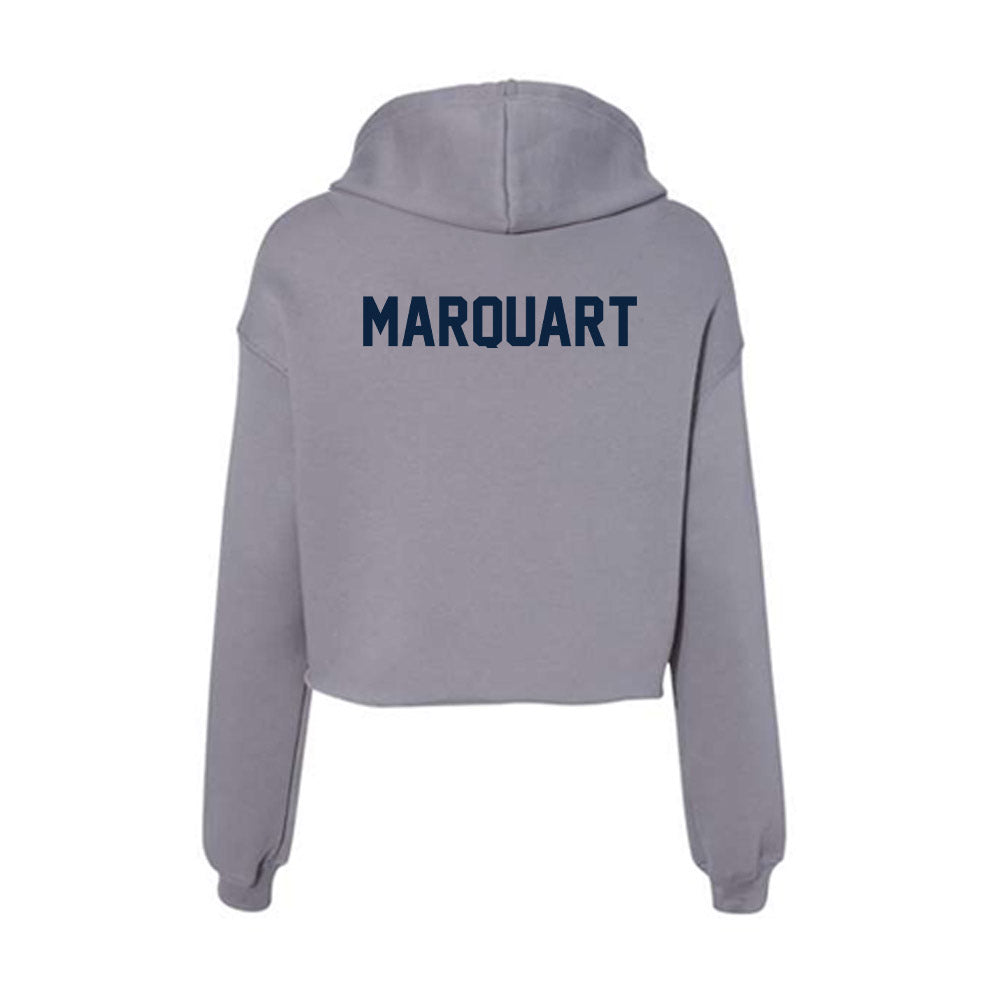 Xavier - NCAA Women's Cross Country : Lucy Marquart - Women's Crop Fleece Hoodie-1