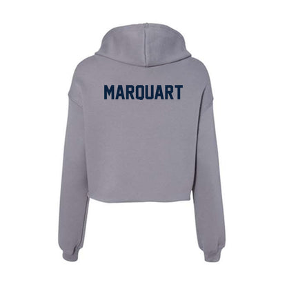 Xavier - NCAA Women's Cross Country : Lucy Marquart - Women's Crop Fleece Hoodie-1